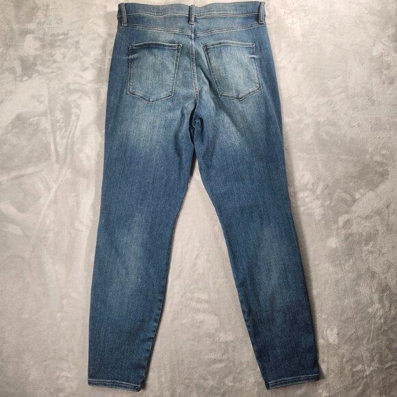 Lucky Brand Womens 5/33 Mid Rise Stretch Jeans Blue Skinny Leg Soft Denim - Picture 5 of 10